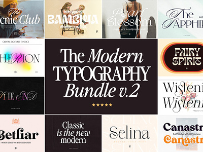 The Modern Typography Bundle v.2