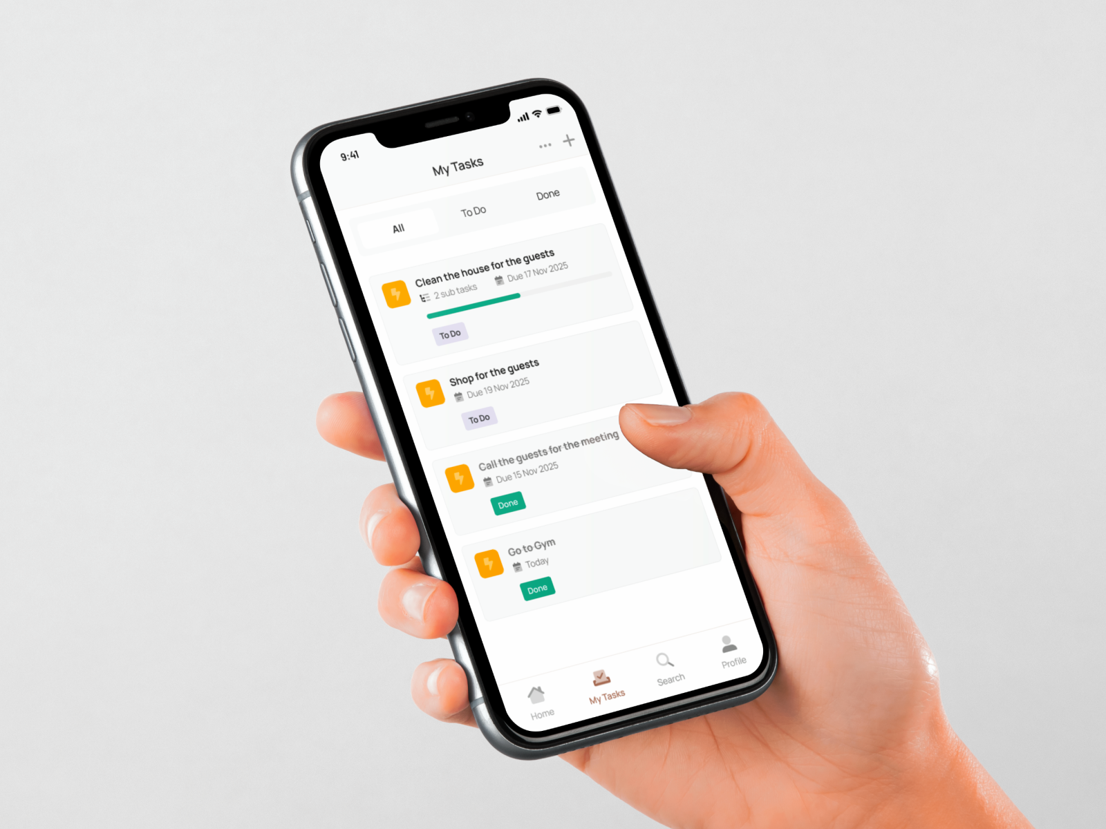 Focus Flow: Task Management App agile graphic design mobile mobile app product design productivity task management to do list ui ui design ux design