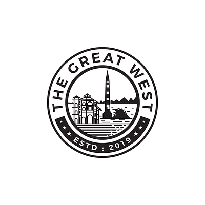 Western Australia branding beach brand design brand identity branding building cloth design lighthouse logo mountain retail vector