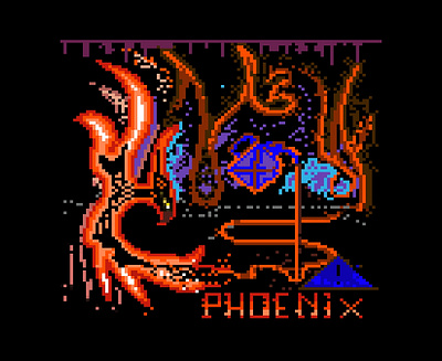 Circle of Hate (Phoenix) 2022 8 bit expression fire graphic design hate illustration phoenix pixel pixel art stopthiswar
