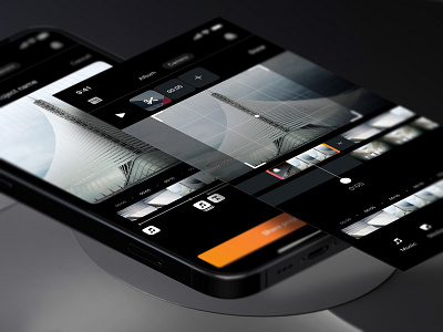 iOS Video Editor editor instagram ios mobile movie movie editor app user interface video app