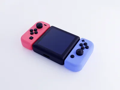 Chunky Switch 3d blender blender3d clay cycles eevee nintendo nintendoswitch switch texture