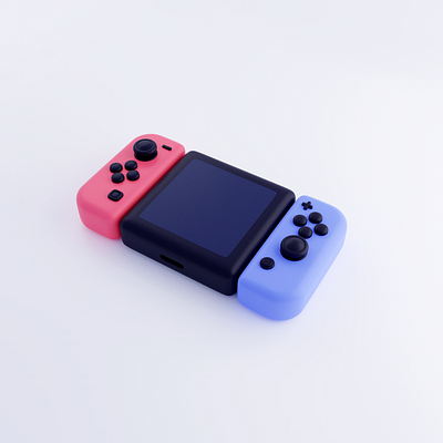 Chunky Switch 3d blender blender3d clay cycles eevee nintendo nintendoswitch switch texture