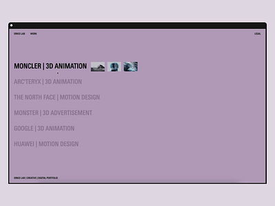ORKID LAB UI&UX React Webdevelopment 3d agency animation arcteryx branding design fashion illustration logo ui ux webdesign