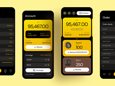 Banking App Design account balance app app design banking banking app crypto cryptocurrency finance fintech fintech app illustration interface ios mobile mobile app money neobanking pledge product design ui ux