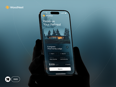 Retreat Booking App airbnb app app design booking app design hotel interface ios mobile mobile app mobile app design product design reservation retreat ui ux