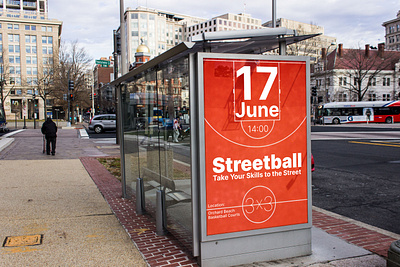 Banner | Streetball adobe advertizing banner basketball design figma flyer photoshop streetball