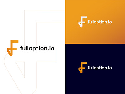 Fulloption.io Logo Design crypto custom logo future logo modern logo multiverse