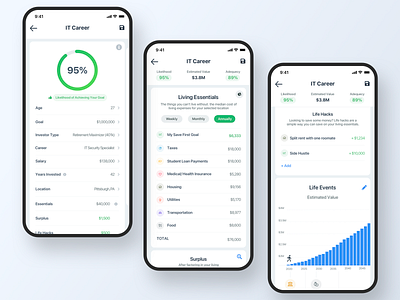 Fintech App fintech ios mobile ui ux