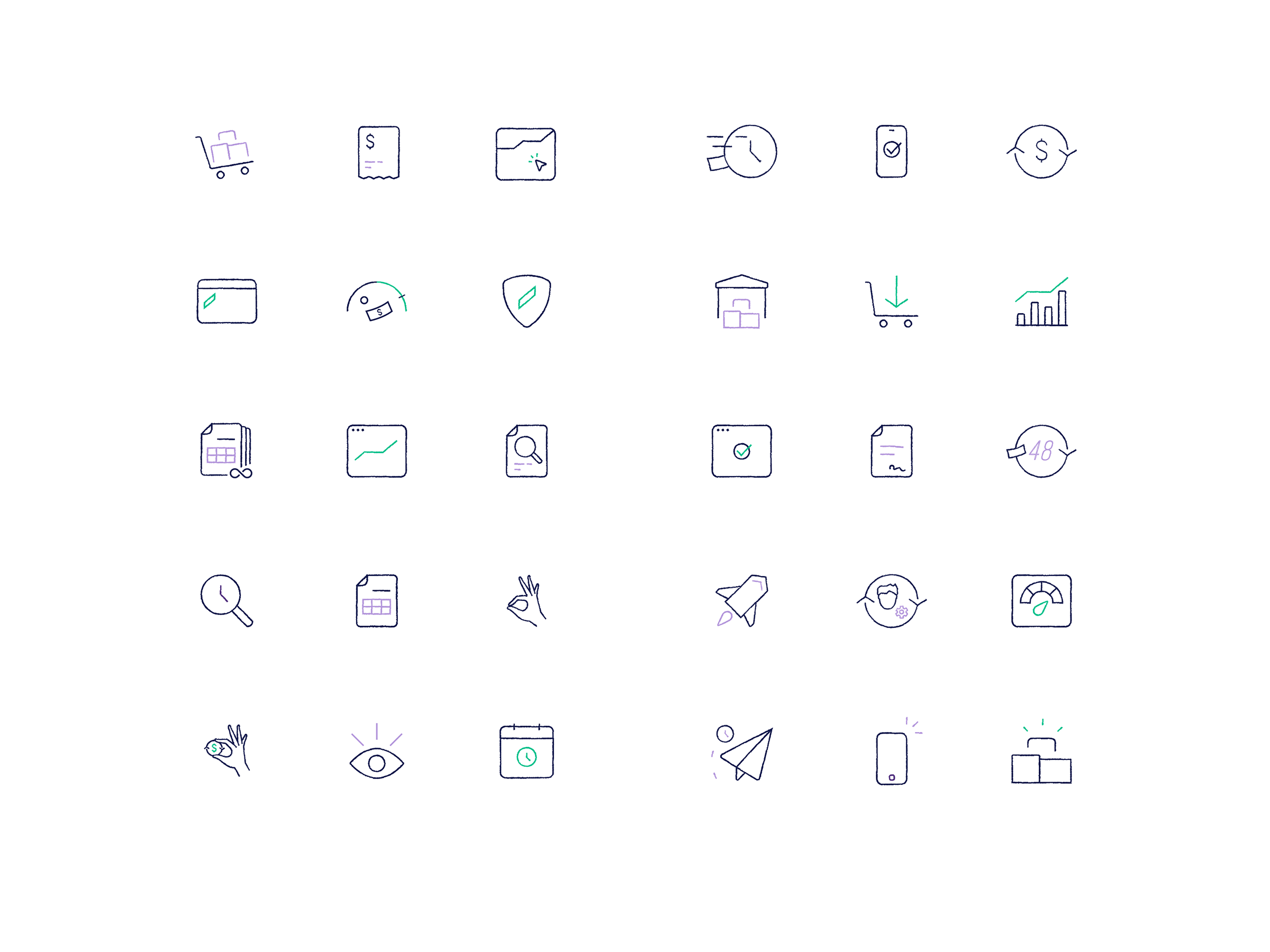 Example of Custom Icon Design. Starter Pack 3 Icons