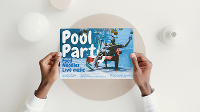 Flyer | Pool Party adobe advertising banner design figma flyer graphic design photoshop