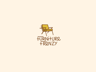 Furniture Frenzy branding creative design drawing figma furniture graphic design identity illustration logo mcm mid century modern project silly ui vector