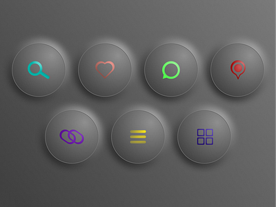 Neumorphic (Soft UI) Buttons button icons buttons deisgn buttons design figma figma work icons neumorphism neumorphism buttons soft ui ui