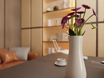3D design interior 3d blender branding design details flower graphic design interior render rendering visualization