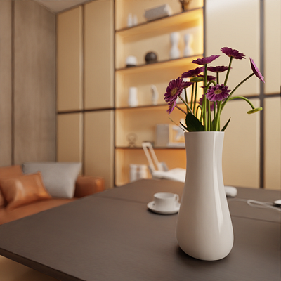 3D design interior 3d blender branding design details flower graphic design interior render rendering visualization