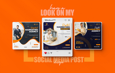 Social Media Post design for Digital Marketing Agency content content design design design post digital marketing digital marketing agency graphic design instagram post instagram post design post social media social media post templates