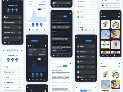Wallet Crypto app bitcoin blockchain btc crypto design ui web3
