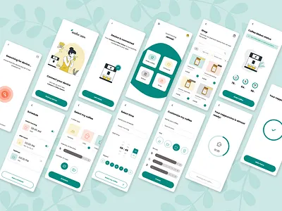 Use Case - nubeans App app branding coffee design system device ui
