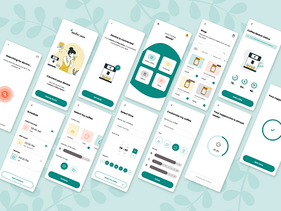 Use Case - nubeans App app branding coffee design system device ui