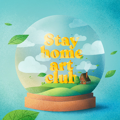 Spring globe animation illustration logo motion graphics spring