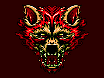 Vengeful Fire Beast aggressive beast branding design digital art esports fire flatart graphic design illustration logo mascot poster poster design tattoo tattoo art tshirt tshirt design vector vector art