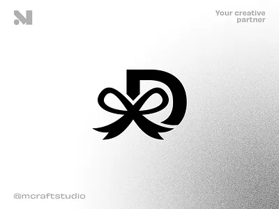 D+bow monogram mark