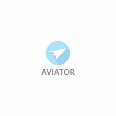 Aviator graphic design logo