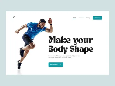 Fitness Landing page application bengalur branding creative agency design fitnees fitness website gym health hogoco hogoco design studio hogoco studio home page illustration mobile ux trendy website typography ui ux website