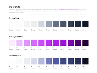 Color Style color colorstyle design designsystem styleguide