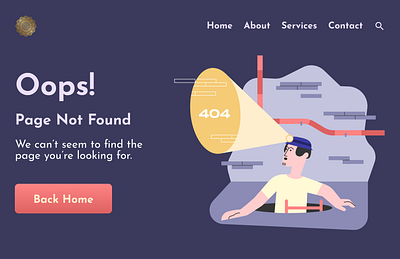 Error Page #DailyUIChallenge dailyui dalyui challenge design graphic design illustration ui uidesign uiux uiuxdesign web design web page website website design