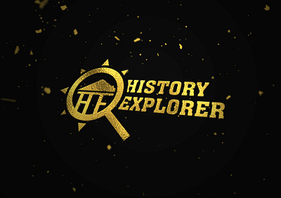 LOGOTYPE - HISTORY EXPLORER brand brand identity branding design gold history inspiration lettermark logo musem