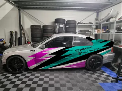 CAR WRAP - BMW bmw brand brand identity branding car car wrap design drift ins inspiration motorsport