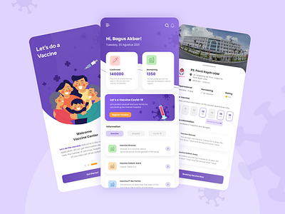 Vaccine Apps ( UI Design ) app ui apps design figma mobile app design ui ui ux vaccine
