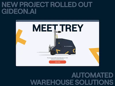 Gideon.ai art direction design layout typography ui website