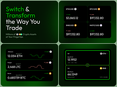 Trading Platform UI banking crypto crypto design crypto platform crypto trading cryptocurrency dashboard data visualisation defi design fintech interface investment product design saas trading trading platform ui ux website design