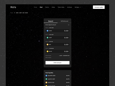Deposit Pool blockchain crypto web 3