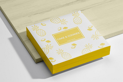 Cake and Cookies Box box design graphic design packaging