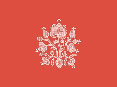 Oi u luzi chervona kalyna calligraphy folk folk art illustration ornament ornamental procreate ukraine ukrainian