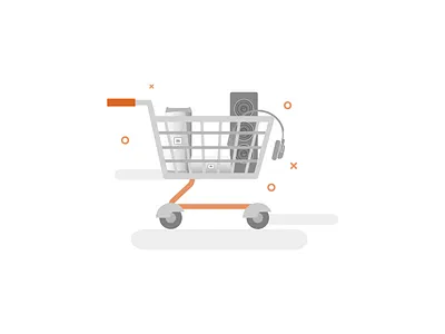 Cart icon JBL Indonesia coloring design illustration uidesign uiux uiuxdesign