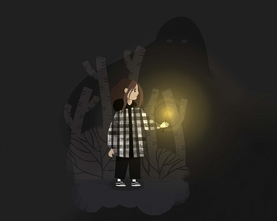Lumos character girl illustration people person self portrait