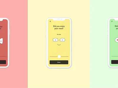 Food Rating App app design design mobile design ui ux