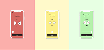 Food Rating App app design design mobile design ui ux
