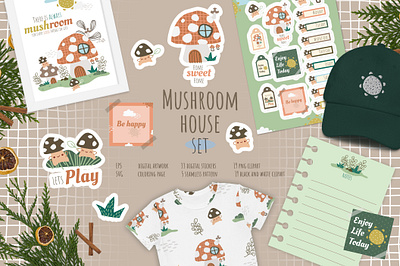 Mushroom House Designs happy