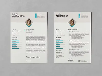 Resume CV branding clean corporate cover letter curriculum cv cv design cv job cv resume template cv template design graphic design hiring illustration motion graphics professionally resume resume design resume template ui