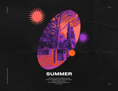 Summer design graphic design summer typography vivid colors