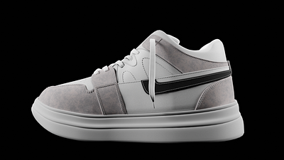 Axels shoe model 3d blender cycles shoes