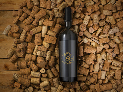 Brand Design - Brewery Based Business bottle branding brewery briggs design graphic graphic design illustration logo mockup wine