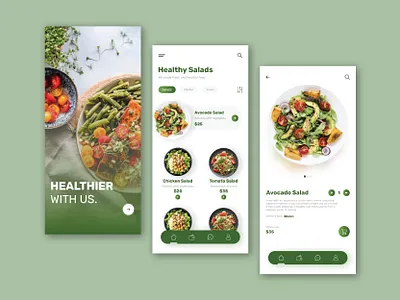 Healthy Food APP app design icon illustration ui vector