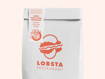Lobsta Restaurant - Branding branding crab creative cuisine delivery design designer eat food food restaurant graphic graphiste illustration lobster logo logo design restaurant roll seafood shrimp