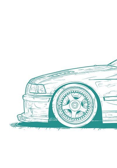 E36 Sketch bmw car fun procreate sketch